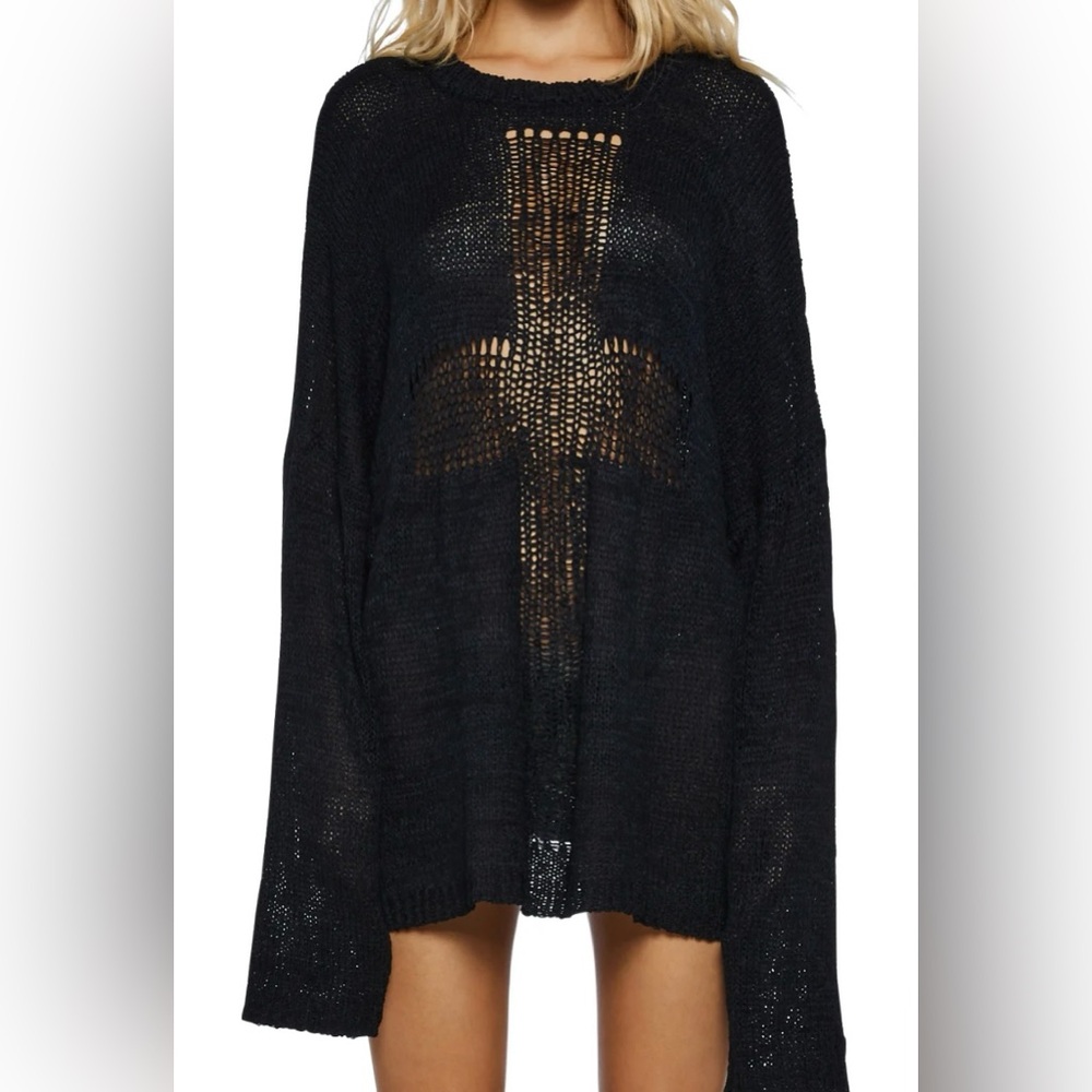 The ragged priest cross sweater nwt